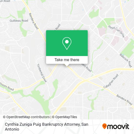 Mapa de Cynthia Zuniga Puig Bankruptcy Attorney
