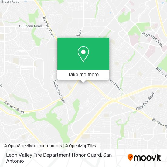 Leon Valley Fire Department Honor Guard map