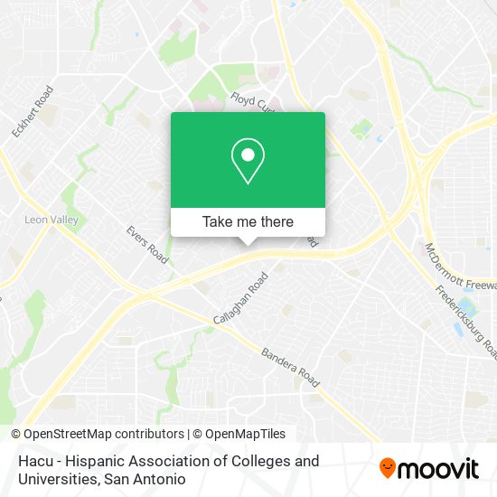 Mapa de Hacu - Hispanic Association of Colleges and Universities