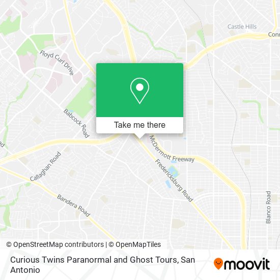 Curious Twins Paranormal and Ghost Tours map