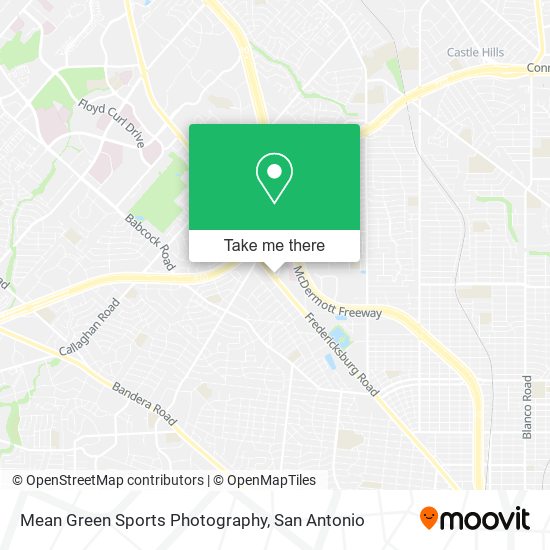 Mean Green Sports Photography map