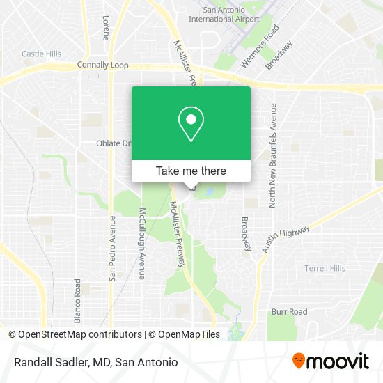Randall Sadler, MD map