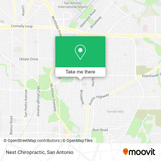 Nest Chiropractic map