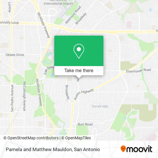 Pamela and Matthew Mauldon map