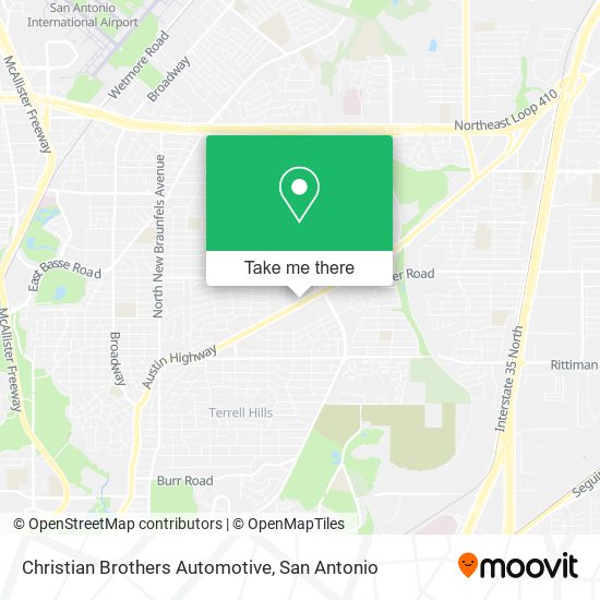Christian Brothers Automotive map