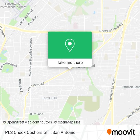 Mapa de PLS Check Cashers of T