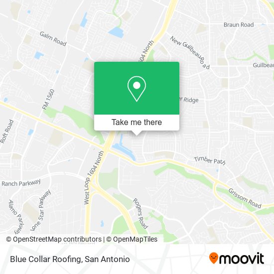 Blue Collar Roofing map