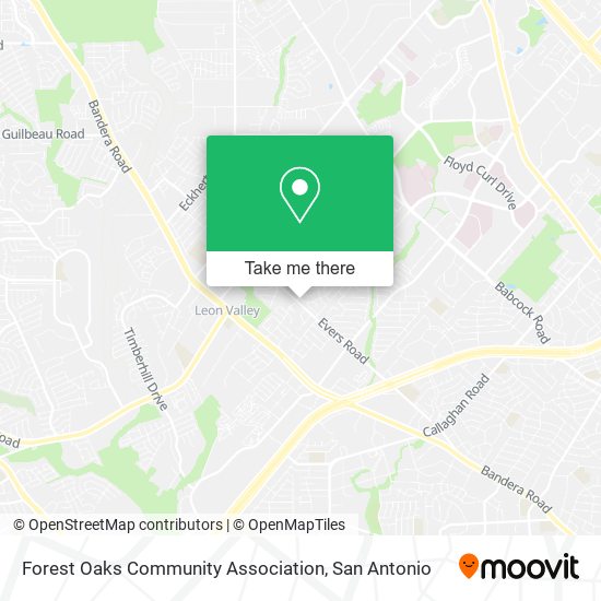 Forest Oaks Community Association map