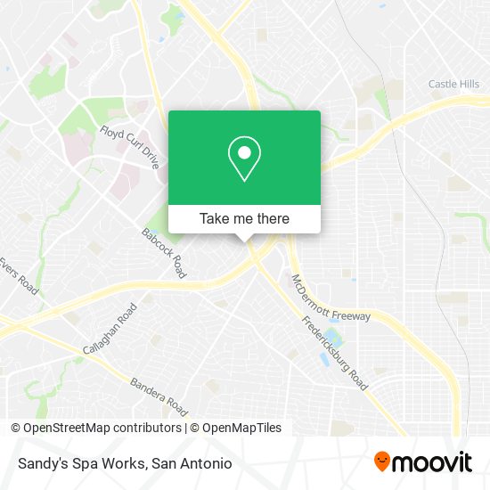 Sandy's Spa Works map