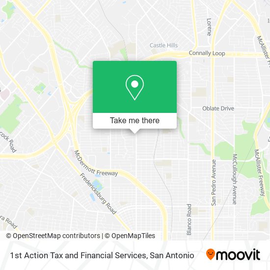 1st Action Tax and Financial Services map