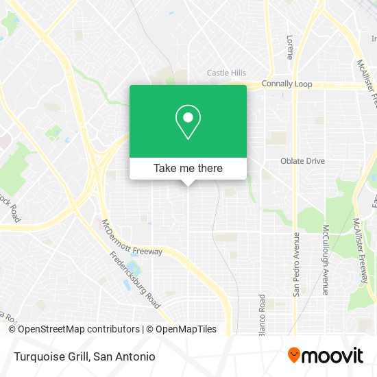 Turquoise Grill map