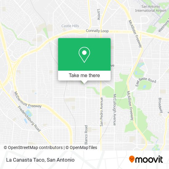 La Canasta Taco map
