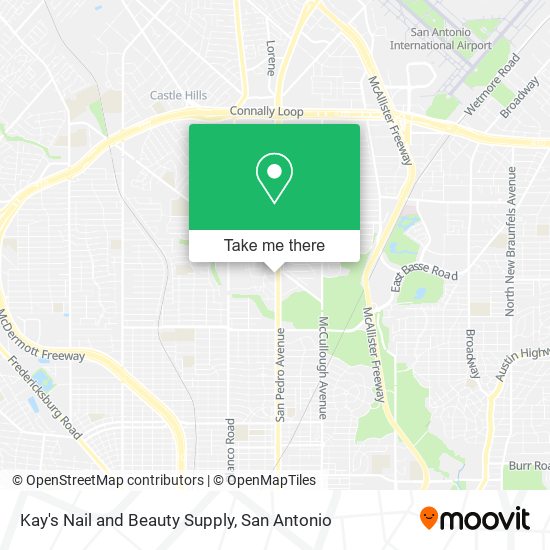 Kay's Nail and Beauty Supply map