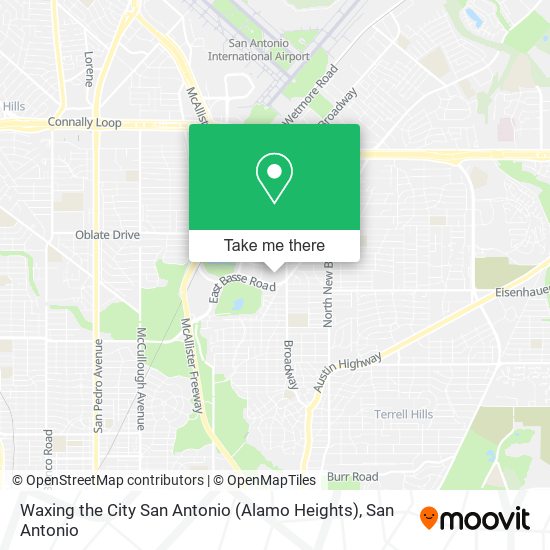 Mapa de Waxing the City San Antonio (Alamo Heights)
