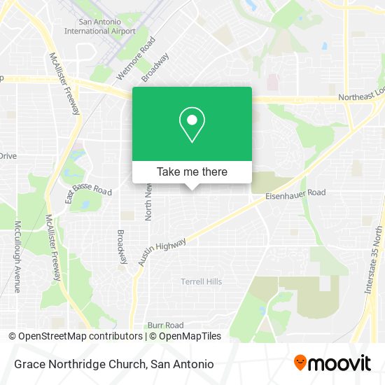 Grace Northridge Church map