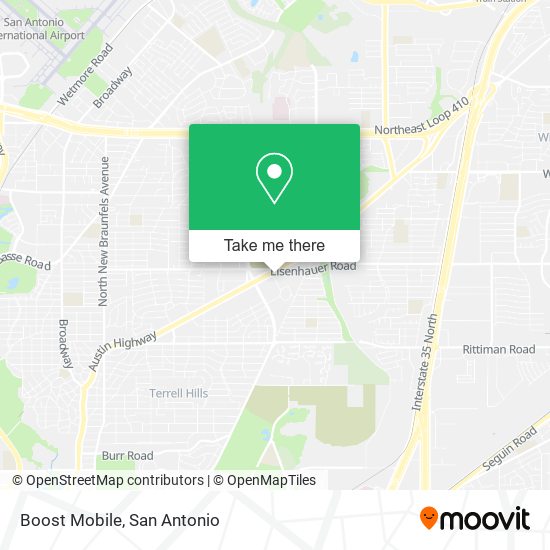 Boost Mobile map