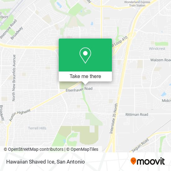 Hawaiian Shaved Ice map