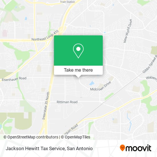 Mapa de Jackson Hewitt Tax Service