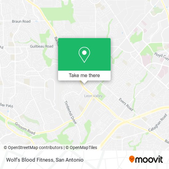 Wolf's Blood Fitness map