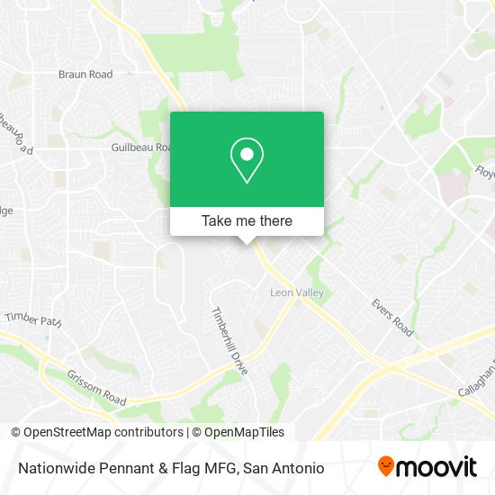 Nationwide Pennant & Flag MFG map