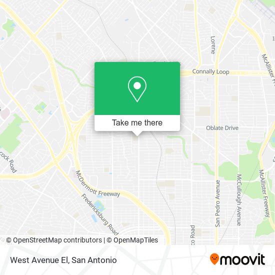 Mapa de West Avenue El