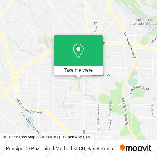 Mapa de Principe de Paz United Methodist CH