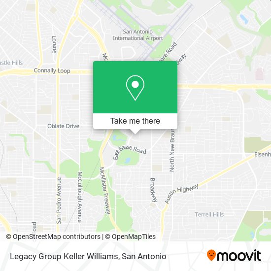 Legacy Group Keller Williams map