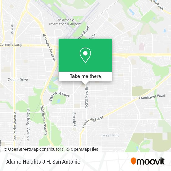 Mapa de Alamo Heights J H