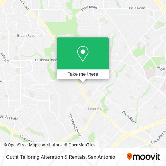Mapa de Outfit Tailoring Alteration & Rentals