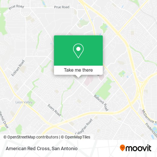 American Red Cross map
