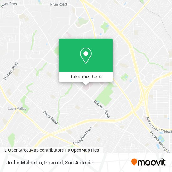 Jodie Malhotra, Pharmd map