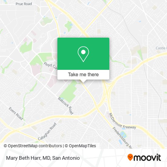 Mapa de Mary Beth Harr, MD