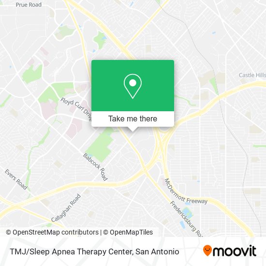 Mapa de TMJ/Sleep Apnea Therapy Center