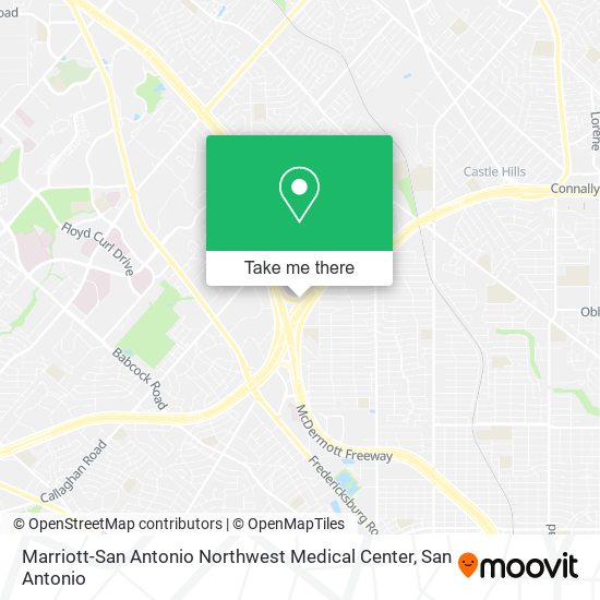 Marriott-San Antonio Northwest Medical Center map