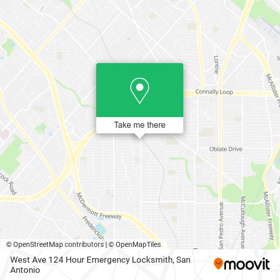 Mapa de West Ave 124 Hour Emergency Locksmith