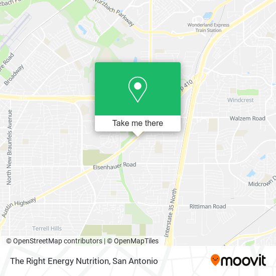 The Right Energy Nutrition map