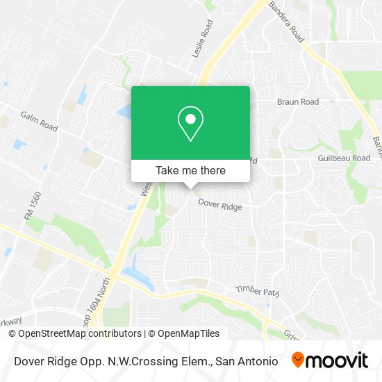 Dover Ridge Opp. N.W.Crossing Elem. map