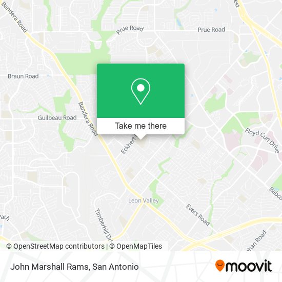 John Marshall Rams map