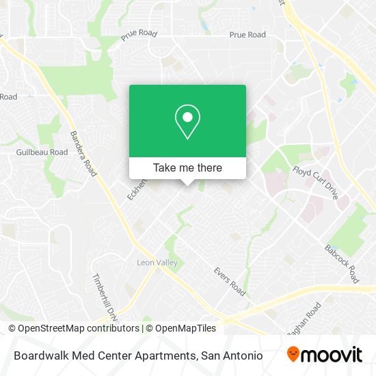 Boardwalk Med Center Apartments map
