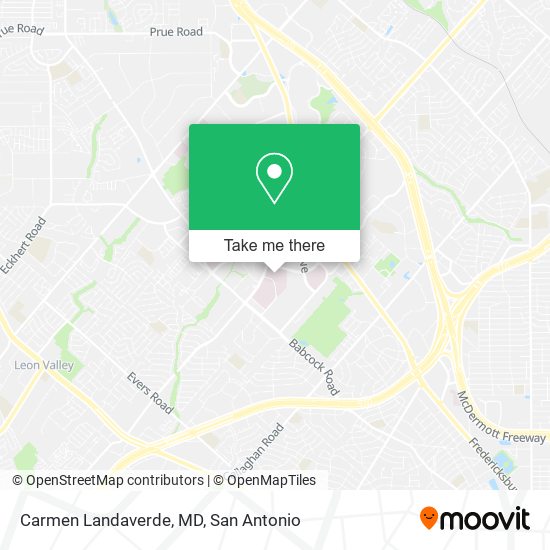 Carmen Landaverde, MD map