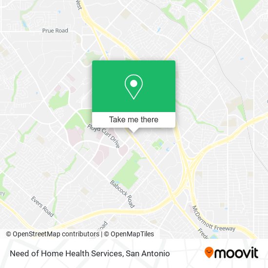 Mapa de Need of Home Health Services