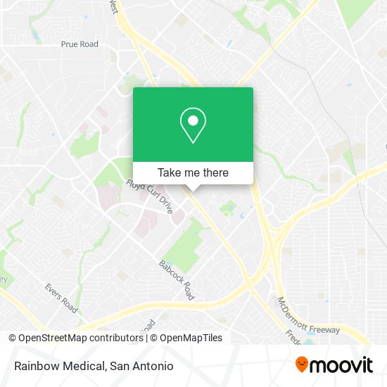 Rainbow Medical map