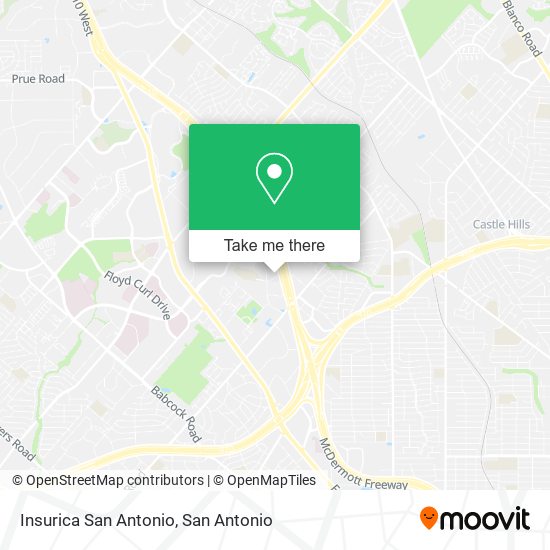 Mapa de Insurica San Antonio