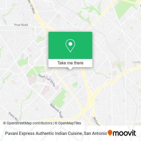 Mapa de Pavani Express Authentic Indian Cuisine