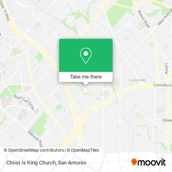 Christ Is King Church map