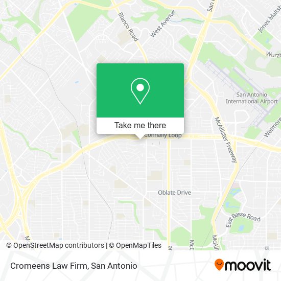 Cromeens Law Firm map
