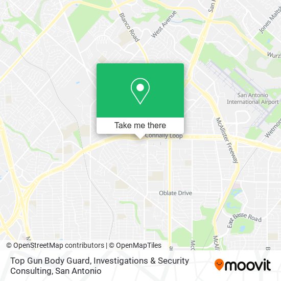 Top Gun Body Guard, Investigations & Security Consulting map