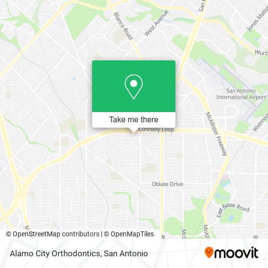 Alamo City Orthodontics map