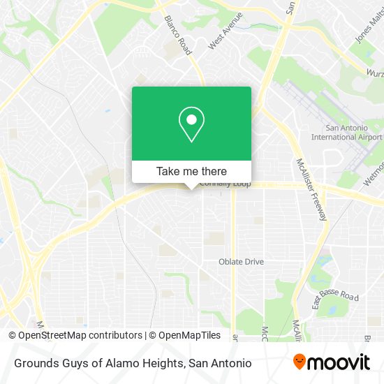 Grounds Guys of Alamo Heights map