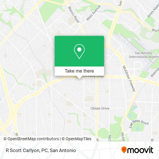R Scott Carlyon, PC map